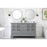 Elegant Kitchen/Bath Rhodes 60" Double Bathroom Vanity, Blue