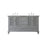 Elegant Kitchen/Bath Rhodes 60" Double Bathroom Vanity, Grey - VF30560DGR