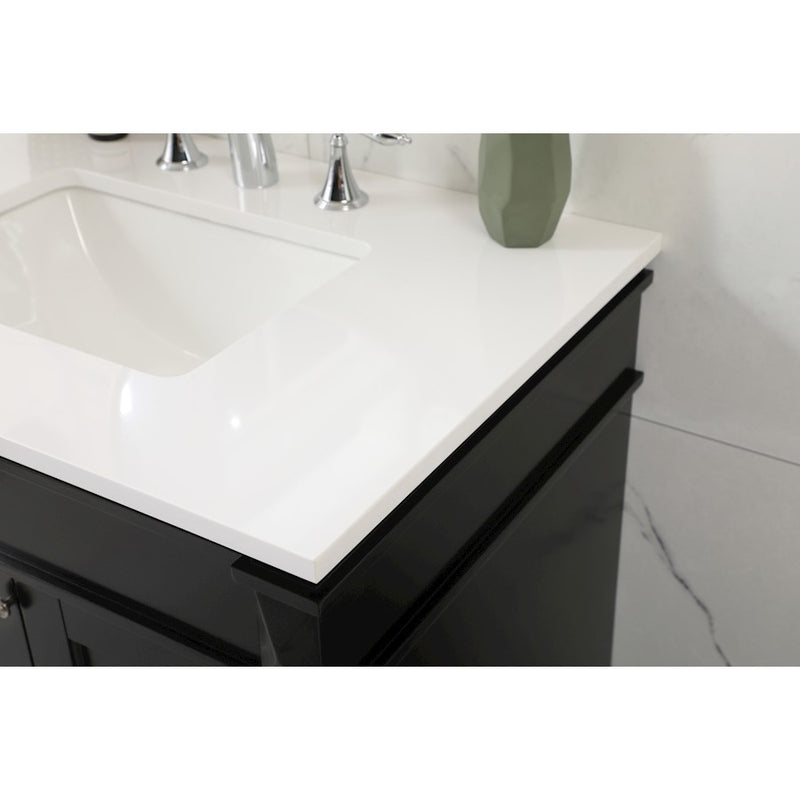 Elegant Kitchen/Bath Bennett 32" Single Bathroom Vanity, Black