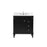 Elegant Bennett 32" Single Bathroom Vanity, Black/Backsplash - VF31832BK-BS