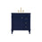 Elegant Kitchen/Bath Bennett 32" Single Bathroom Vanity, Blue - VF31832BL