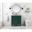 Elegant Bennett 32" Single Bathroom Vanity, Blue/Backsplash