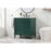 Elegant Kitchen/Bath Bennett 32" Single Bathroom Vanity, Green