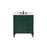 Elegant Bennett 32" Single Bathroom Vanity, Green/Backsplash - VF31832GN-BS