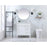 Elegant Bennett 32" Single Bathroom Vanity, Grey/Backsplash