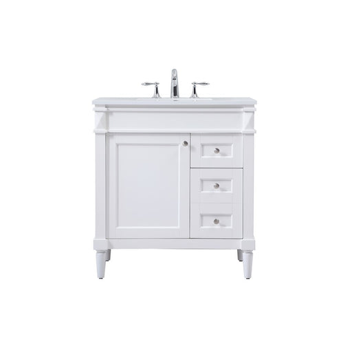 Elegant Kitchen/Bath Bennett 32" Single Bathroom Vanity, White - VF31832WH