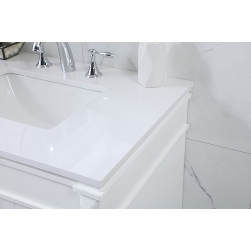 Elegant Kitchen/Bath Bennett 32" Single Bathroom Vanity, White