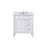 Elegant Bennett 32" Single Bathroom Vanity, White/Backsplash - VF31832WH-BS
