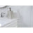 Elegant Bennett 32" Single Bathroom Vanity, White/Backsplash