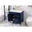 Elegant Kitchen/Bath Bennett 36" Single Bathroom Vanity, Blue