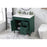 Elegant Kitchen/Bath Bennett 36" Single Bathroom Vanity, Green