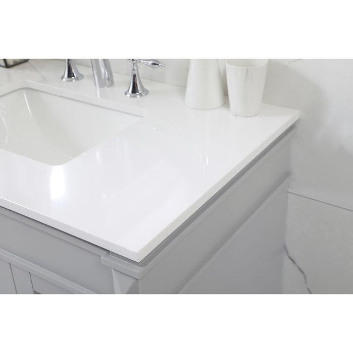 Elegant Kitchen/Bath Bennett 36" Single Bathroom Vanity, Grey