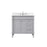 Elegant Bennett 36" Single Bathroom Vanity, Grey/Backsplash - VF31836GR-BS