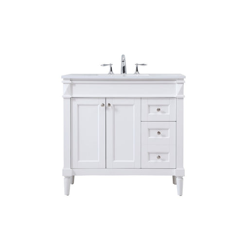 Elegant Kitchen/Bath Bennett 36" Single Bathroom Vanity, White - VF31836WH