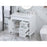 Elegant Kitchen/Bath Bennett 36" Single Bathroom Vanity, White