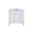 Elegant Bennett 36" Single Bathroom Vanity, White/Backsplash - VF31836WH-BS