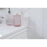 Elegant Bennett 36" Single Bathroom Vanity, White/Backsplash