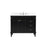Elegant Bennett 42" Single Bathroom Vanity, Black/Backsplash - VF31842BK-BS