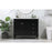 Elegant Bennett 42" Single Bathroom Vanity, Black/Backsplash