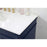 Elegant Kitchen/Bath Bennett 42" Single Bathroom Vanity, Blue