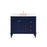 Elegant Bennett 42" Single Bathroom Vanity, Blue/Backsplash - VF31842BL-BS