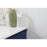 Elegant Bennett 42" Single Bathroom Vanity, Blue/Backsplash