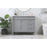 Elegant Kitchen/Bath Bennett 42" Single Bathroom Vanity, Grey