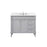 Elegant Bennett 42" Single Bathroom Vanity, Grey/Backsplash - VF31842GR-BS