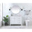 Elegant Kitchen/Bath Bennett 42" Single Bathroom Vanity, White