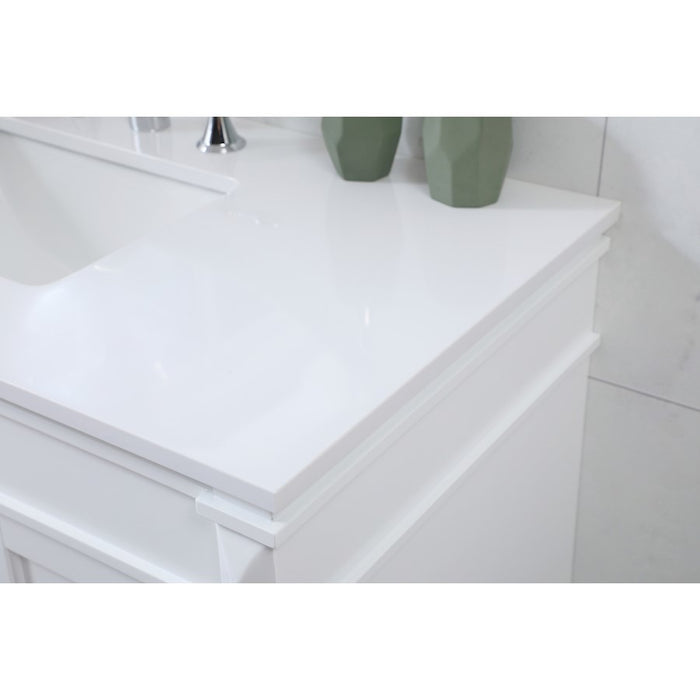 Elegant Kitchen/Bath Bennett 42" Single Bathroom Vanity, White