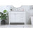 Elegant Bennett 42" Single Bathroom Vanity, White/Backsplash