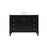 Elegant Kitchen/Bath Bennett 48" Single Bathroom Vanity, Black - VF31848BK
