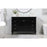 Elegant Kitchen/Bath Bennett 48" Single Bathroom Vanity, Black