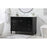 Elegant Bennett 48" Single Bathroom Vanity, Black/Backsplash