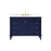 Elegant Bennett 48" Single Bathroom Vanity, Blue/Backsplash - VF31848BL-BS