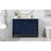 Elegant Bennett 48" Single Bathroom Vanity, Blue/Backsplash