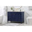Elegant Bennett 48" Single Bathroom Vanity, Blue/Backsplash