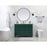 Elegant Bennett 48" Single Bathroom Vanity, Blue/Backsplash