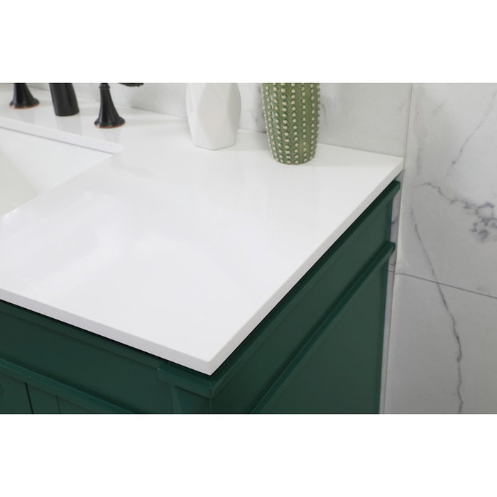 Elegant Kitchen/Bath Bennett 48" Single Bathroom Vanity, Green