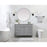 Elegant Kitchen/Bath Bennett 48" Single Bathroom Vanity, Grey