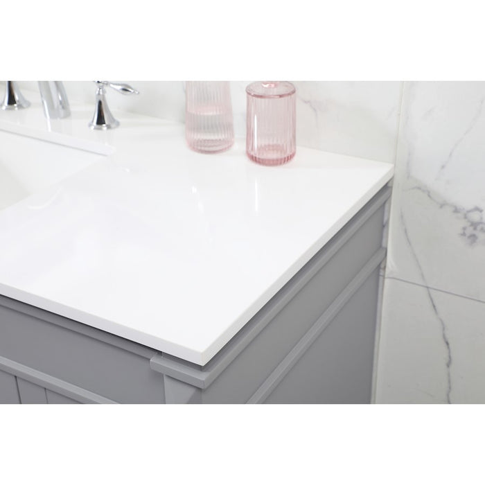 Elegant Kitchen/Bath Bennett 48" Single Bathroom Vanity, Grey