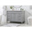 Elegant Bennett 48" Single Bathroom Vanity, Grey/Backsplash