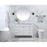 Elegant Kitchen/Bath Bennett 48" Single Bathroom Vanity, White