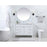 Elegant Kitchen/Bath Bennett 48" Single Bathroom Vanity, White