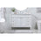 Elegant Bennett 48" Single Bathroom Vanity, White/Backsplash