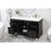 Elegant Kitchen/Bath Bennett 60" Single Bathroom Vanity, Black