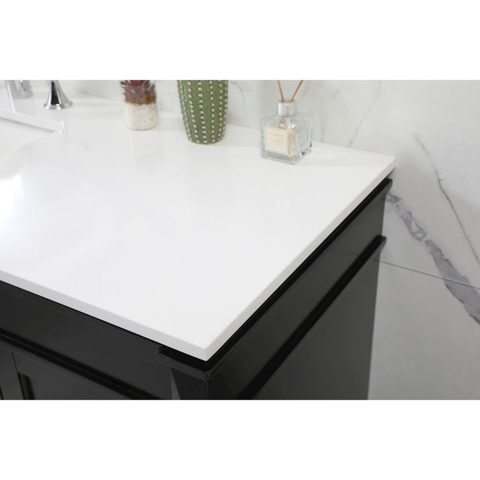 Elegant Kitchen/Bath Bennett 60" Single Bathroom Vanity, Black