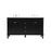 Elegant Kitchen/Bath Bennett 60" Double Bathroom Vanity, Black - VF31860DBK