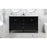 Elegant Kitchen/Bath Bennett 60" Double Bathroom Vanity, Black