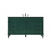 Elegant Kitchen/Bath Bennett 60" Double Bathroom Vanity, Green - VF31860DGN